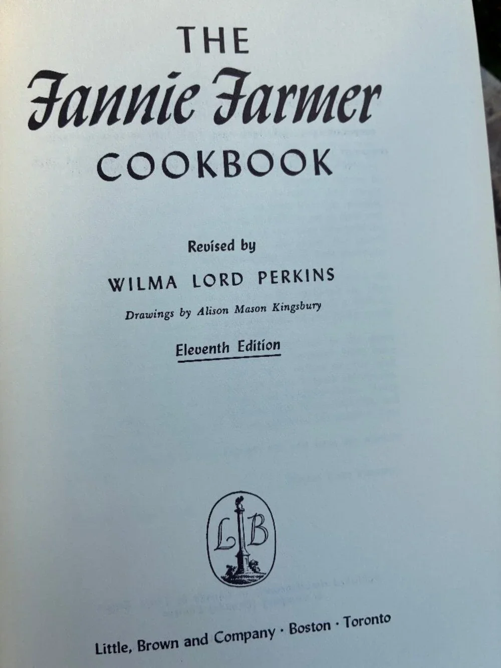 Fannie Farmer vintage fannie